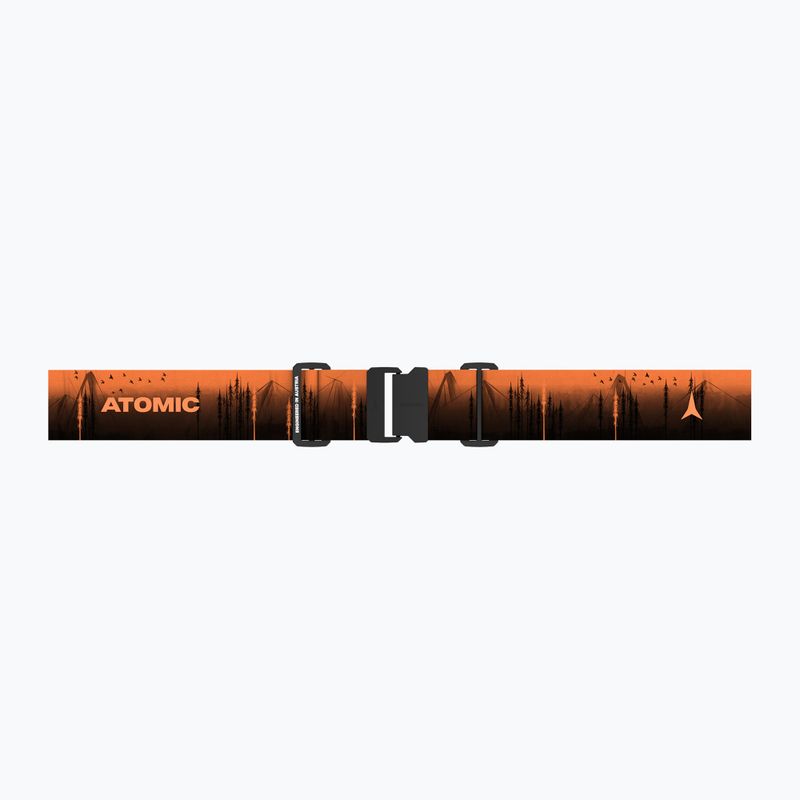 Atomic Four Pro HD Photo Skibrille schwarz/orange/drei/amber gold 6