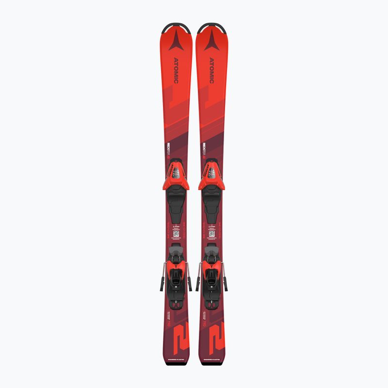 Abfahrtski Kinder Atomic Redster J2 JTS + Schnürung C5 GW red