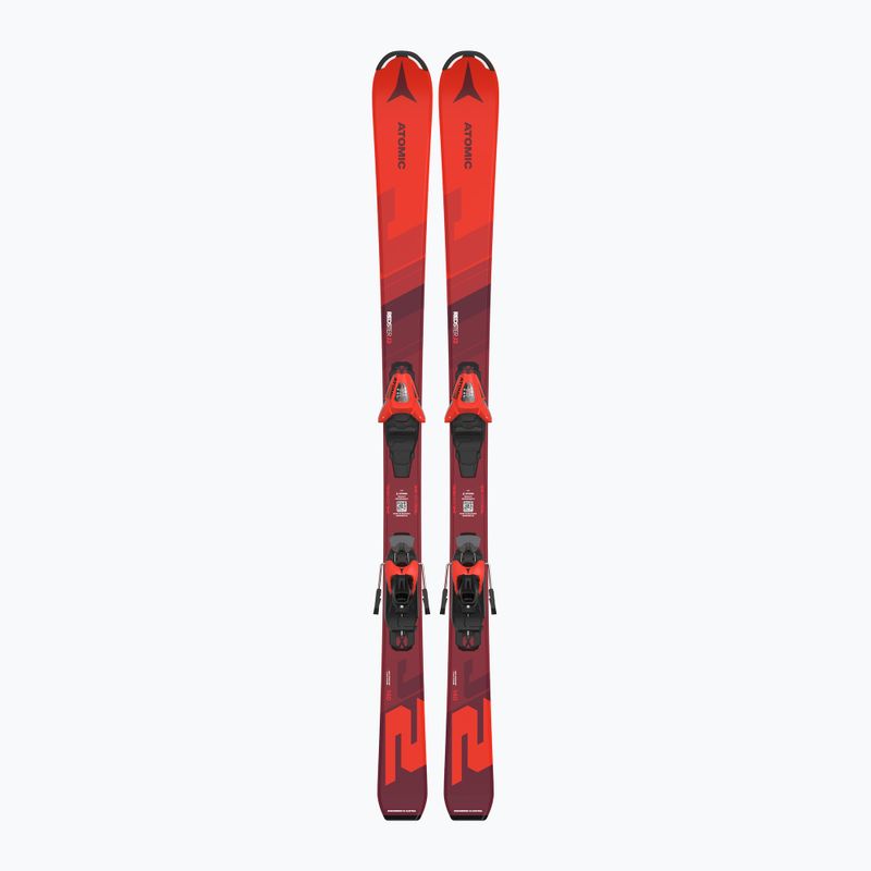Abfahrtski Kinder Atomic Redster J2 JTM + Schnürung C5 GW red