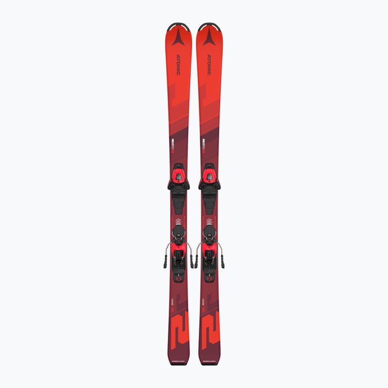 Abfahrtski Kinder Atomic Redster J2 JTM + Schnürung L6 GW red