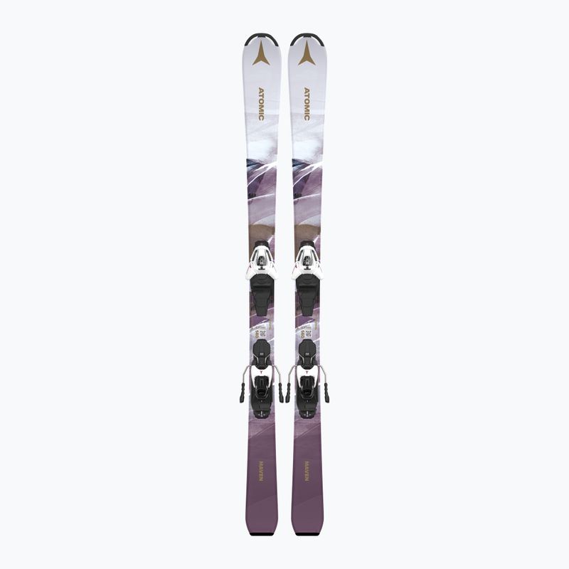 Abfahrtski Kinder Atomic Maven Girl JTM + Schnürung L6 GW white/laven