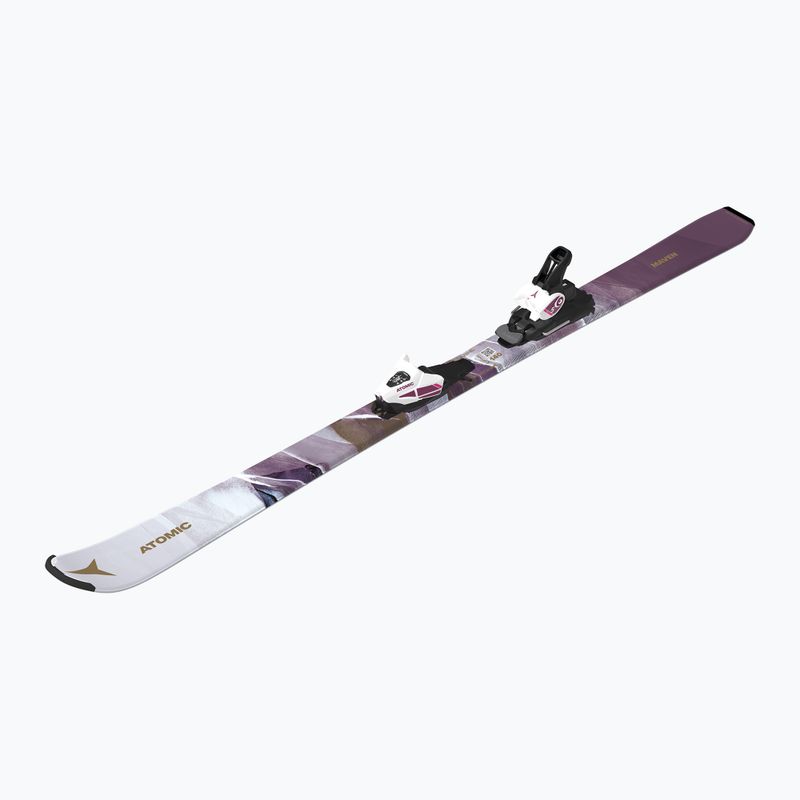 Abfahrtski Kinder Atomic Maven Girl JTM + Schnürung C5 GW white/laven 3
