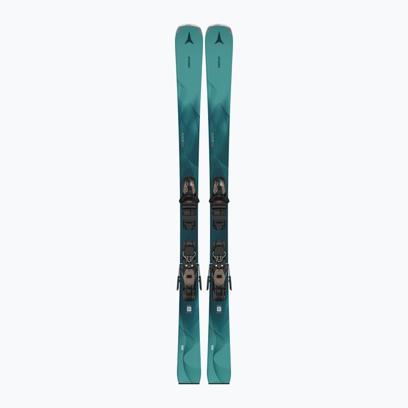 Abfahrtski Damen Atomic Cloud Q8 + Schnürung M10 GW petrol