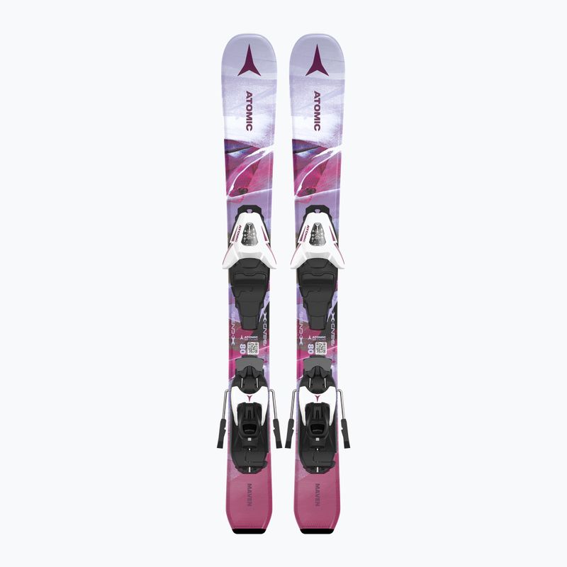 Abfahrtski Kinder Atomic Maven Girl JTXS + Schnürung C5 GW pink