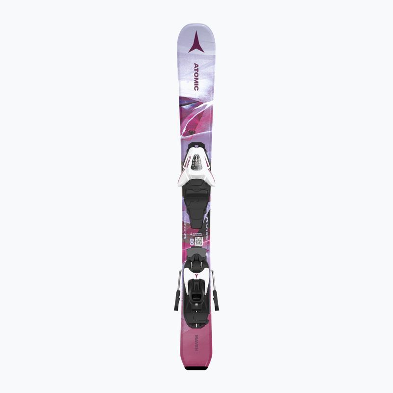 Abfahrtski Kinder Atomic Maven Girl JTXS + Schnürung C5 GW pink 3