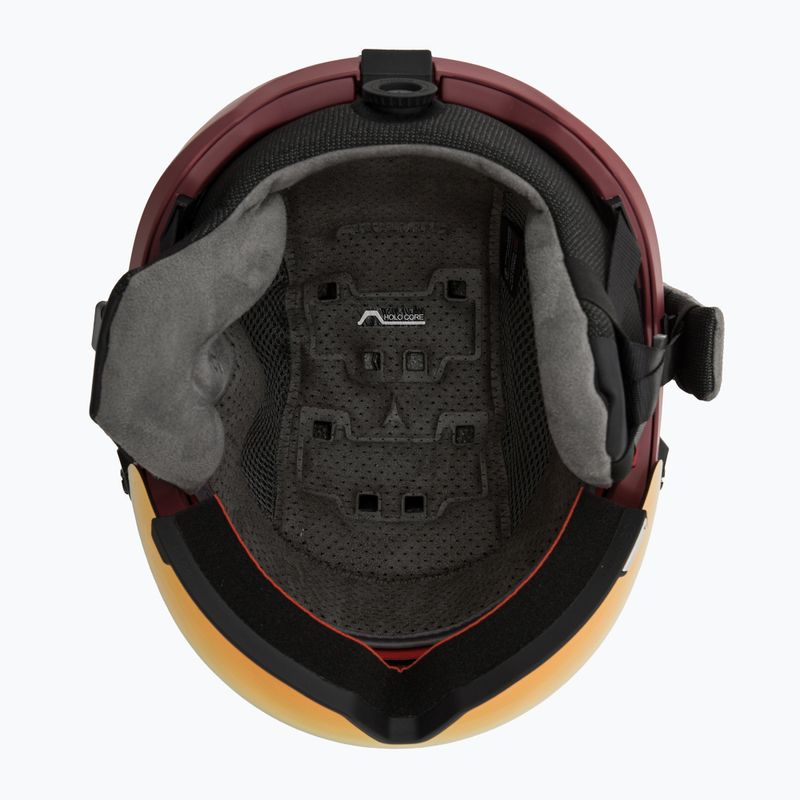 Skihelm Atomic Savor Visor Stereo maroon/red stereo 5