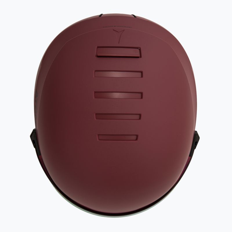 Skihelm Atomic Savor Visor Stereo maroon/red stereo 6