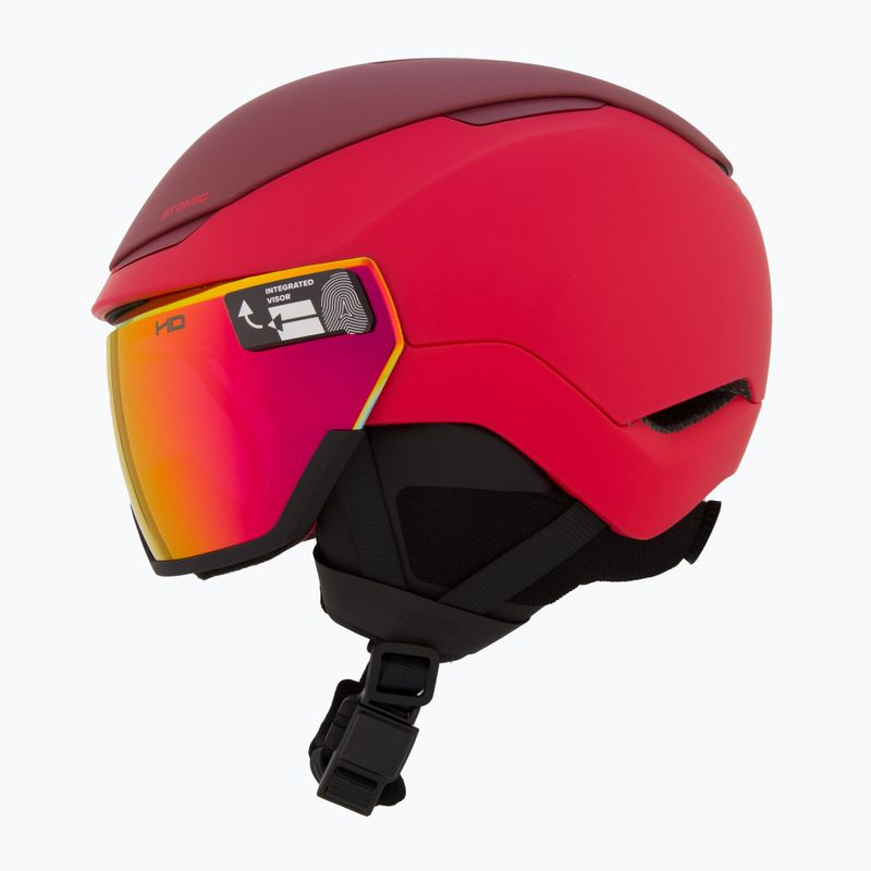 Skihelm Atomic Revent GT Amid Visor HD red/red hd 4