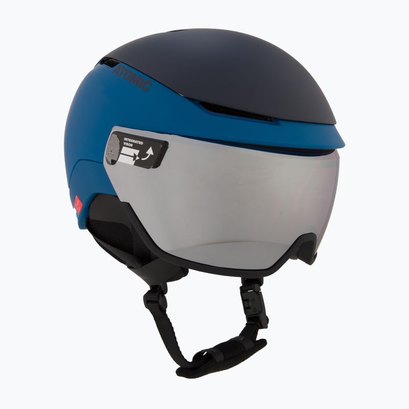 Skihelm Atomic Revent GT Amid Visor HD blue/silver hd