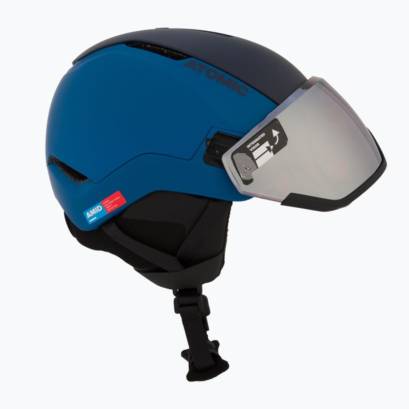 Skihelm Atomic Revent GT Amid Visor HD blue/silver hd 6