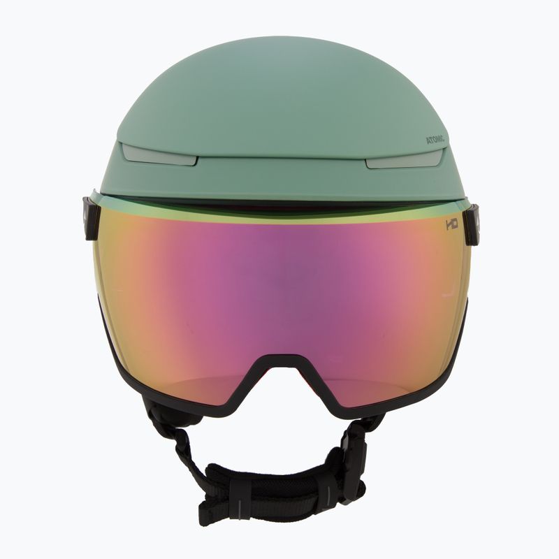 Skihelm Atomic Revent GT Amid Visor HD pistachio/pink copper hd 2