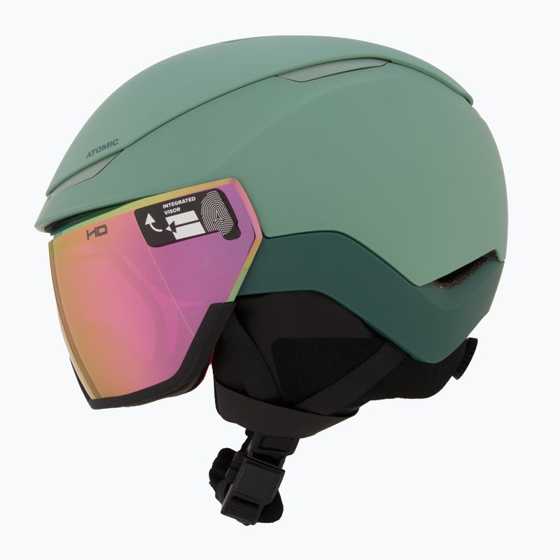 Skihelm Atomic Revent GT Amid Visor HD pistachio/pink copper hd 4