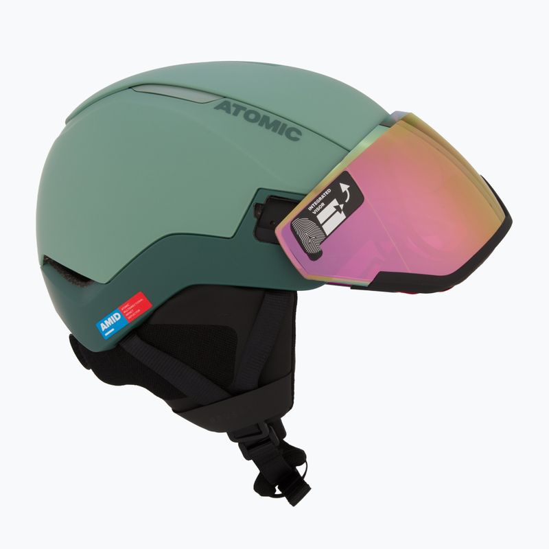 Skihelm Atomic Revent GT Amid Visor HD pistachio/pink copper hd 6