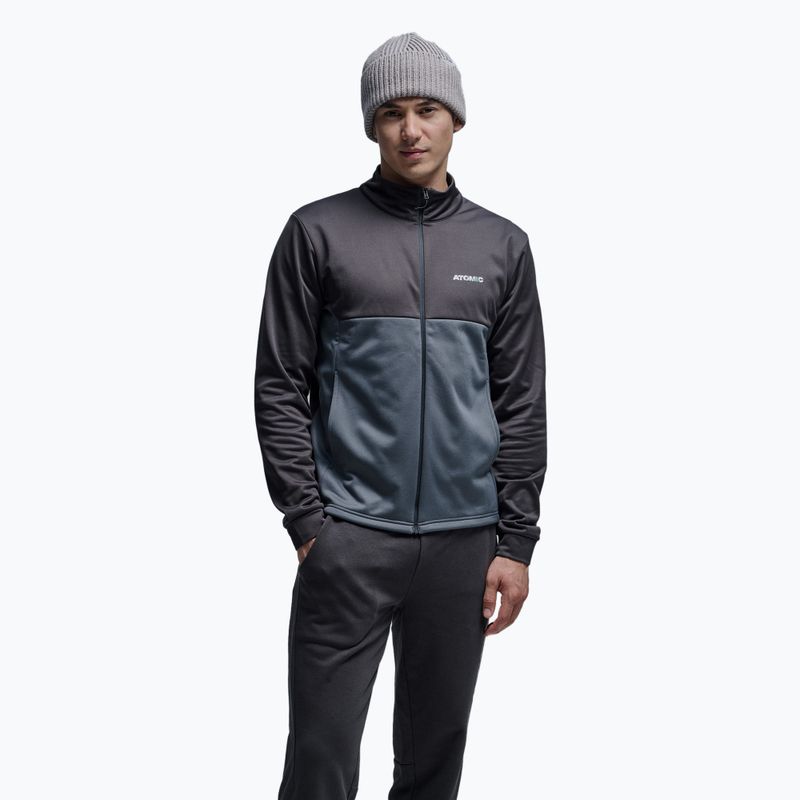 Sweatshirt Hoodie Herren Atomic Alps Jacket anthracite