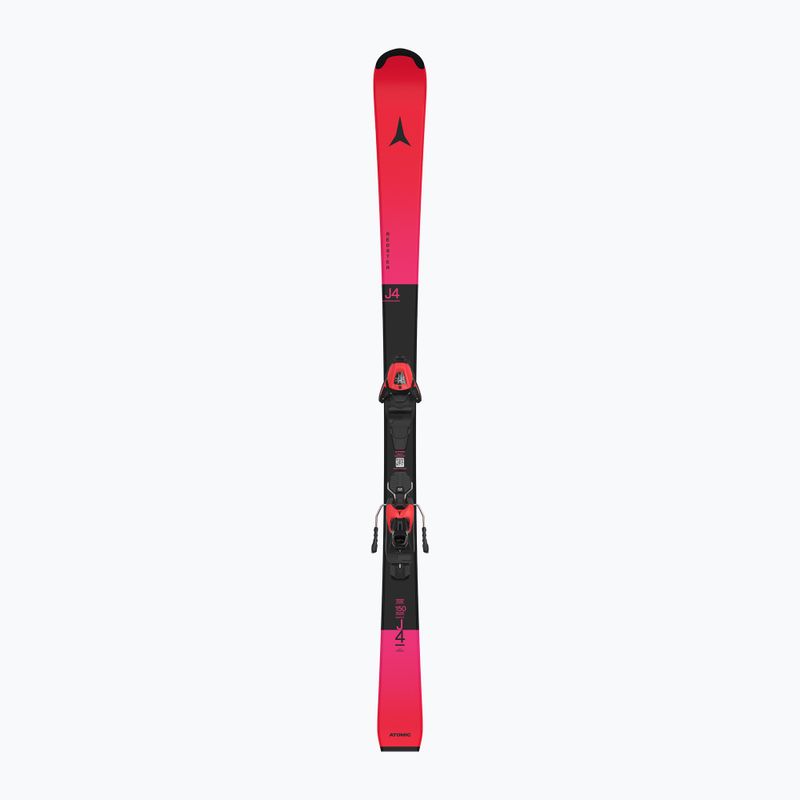 Kinderski Atomic Redster J4 + Bindungen L6 GW red tension/black 4