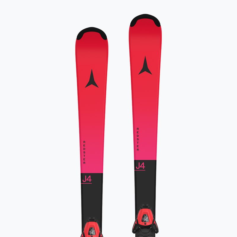 Kinderski Atomic Redster J4 + Bindungen L6 GW red tension/black 8