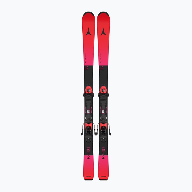 Kinderski Atomic Redster J2 JTM + Bindungen L6 GW red tension/black
