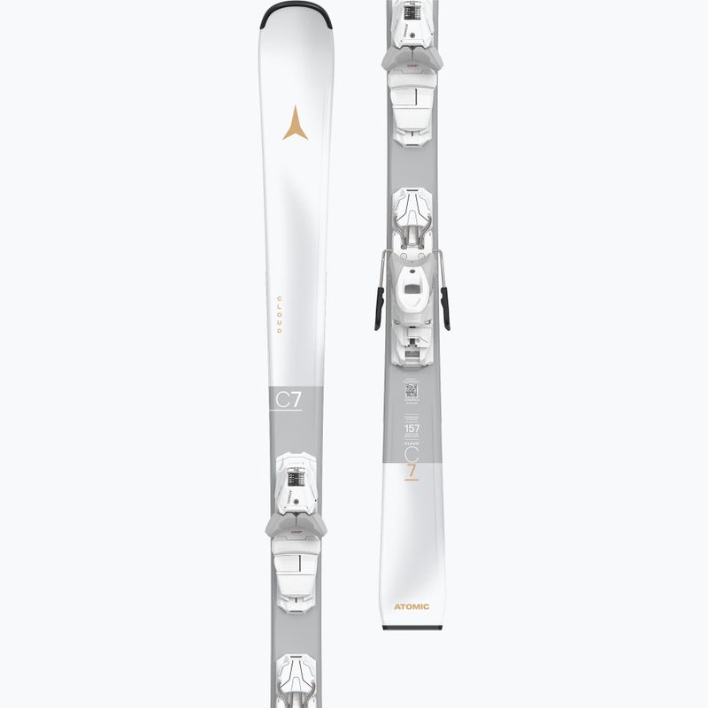 Damen-Ski Atomic Cloud C7 White + Skibindungen M10 GW White 7