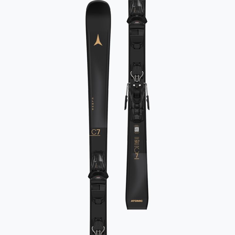 Damen-Alpin-Ski Atomic Cloud C7 Black + Bindungen M10 GW black 7