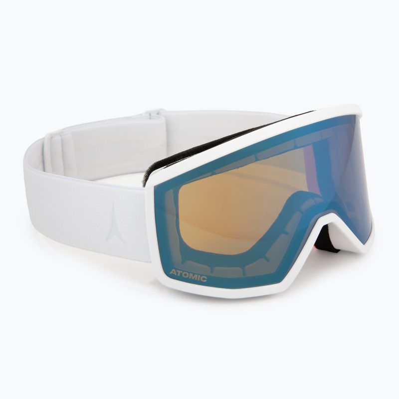 Kinderskibrille Atomic Four Jr Flash white/blue flash