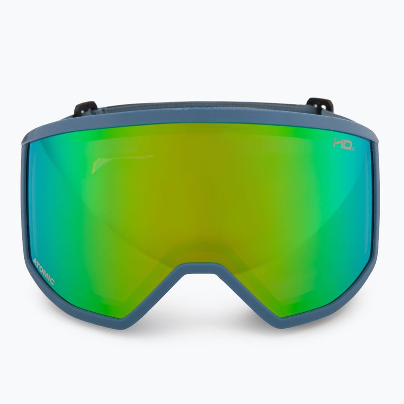Skibrille Atomic Four HD deep ocean/green hd 2