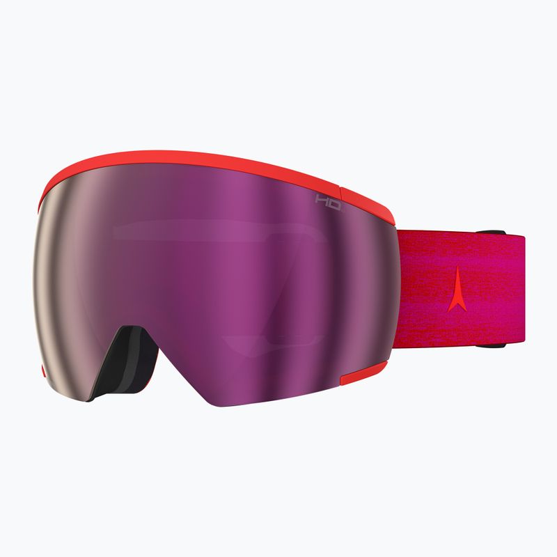 Skibrille Atomic Redster L HD red tension/pink copper