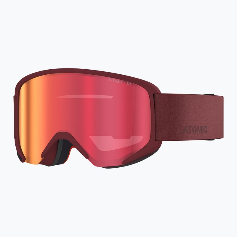 Skibrille Atomic Savor M Stereo maroon/red stereo
