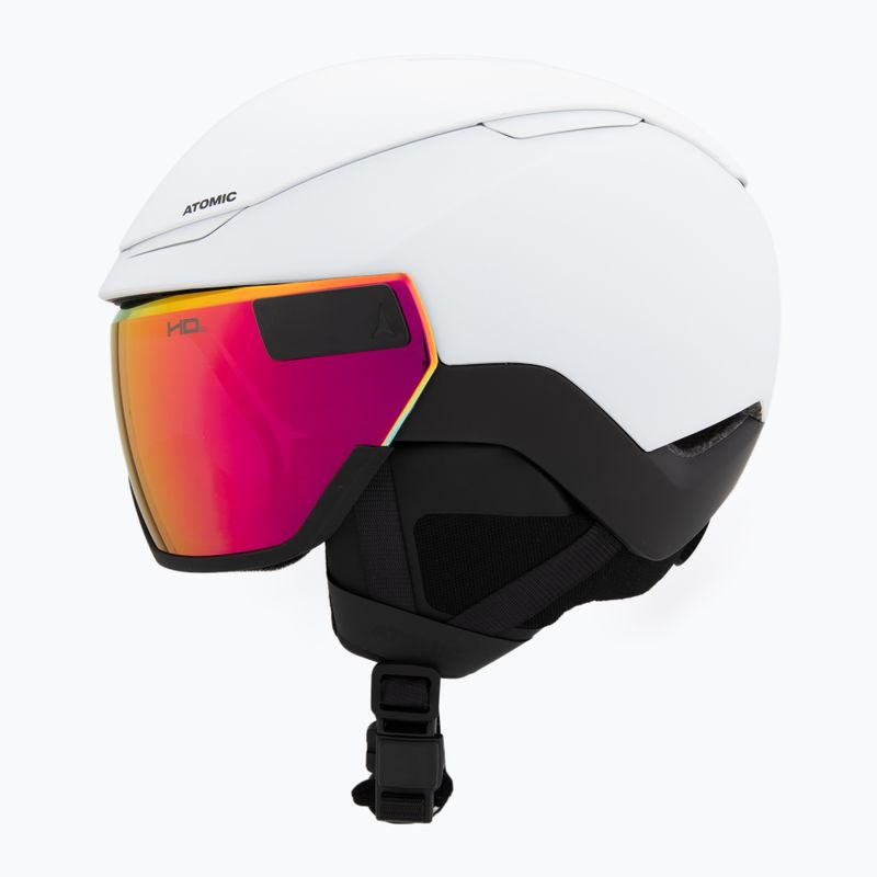 Skihelm Atomic Revent GT Amid Visor HD white/black/red hd 3