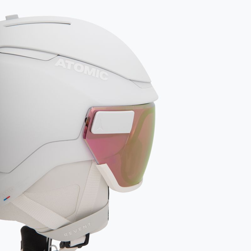 Skihelm Atomic Revent GT Amid Visor HD white heather/pink chopper hd 9