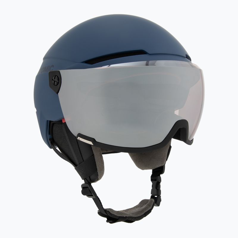 Skihelm Atomic Savor Visor Stereo ocean/silver stereo