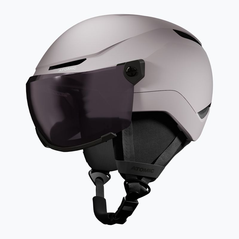 Kinder-Skihelm Atomic Revent Visor Jr concrete/silver flash 2