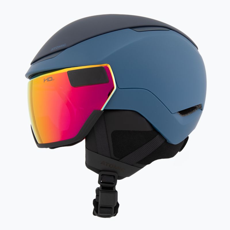 Skihelm Atomic Revent GT Amid Visor HD deep ocean/red hd 3