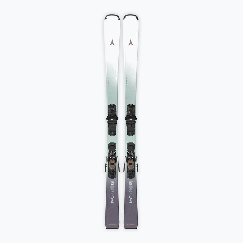 Damen-Alpinski mit Bindung Atomic Cloud Q8 + M10 GW snow