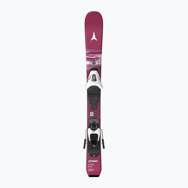 Kinder-Alpinski mit Bindung Atomic Maven Jr 70-90 + C5 GW berry 2