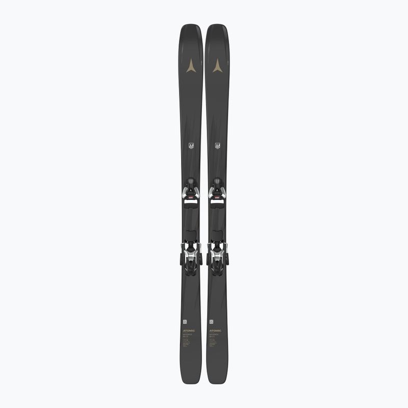 Alpinski mit Bindung Atomic Maverick 88 CTI + STR 14 GW black/black