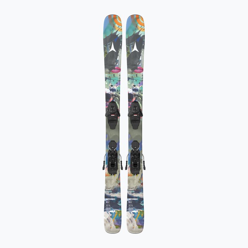 Kinder-Alpinski mit Bindung Atomic Bent Jr 140-150 + L6 GW multicolor