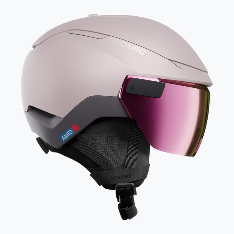 Skihelm Atomic Revent GT Amid Visor HD S2 dust/pink copper