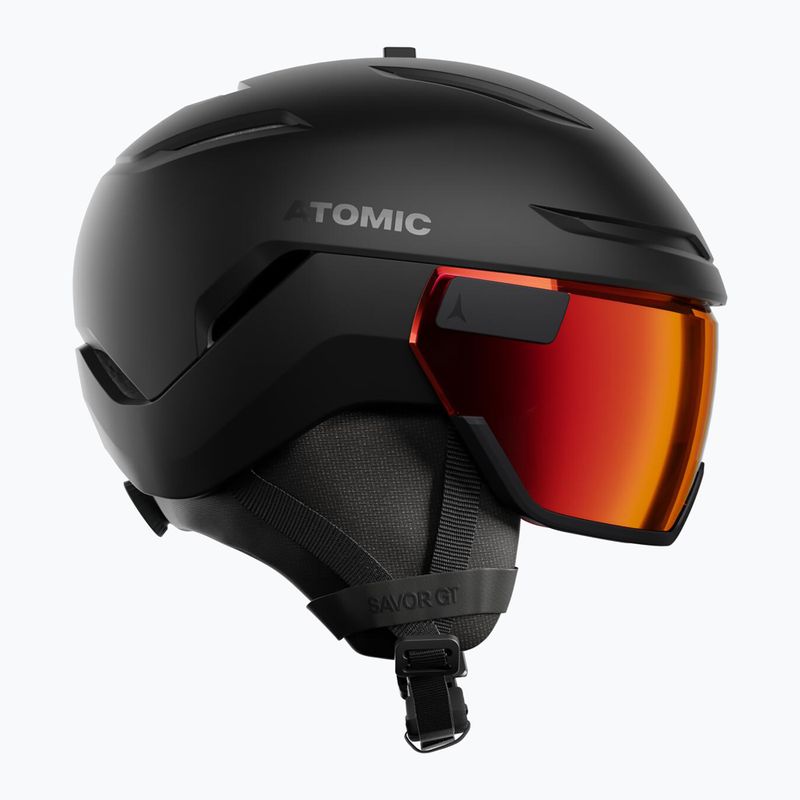 Skihelm Atomic Savor GT Visor Stereo black/red stereo