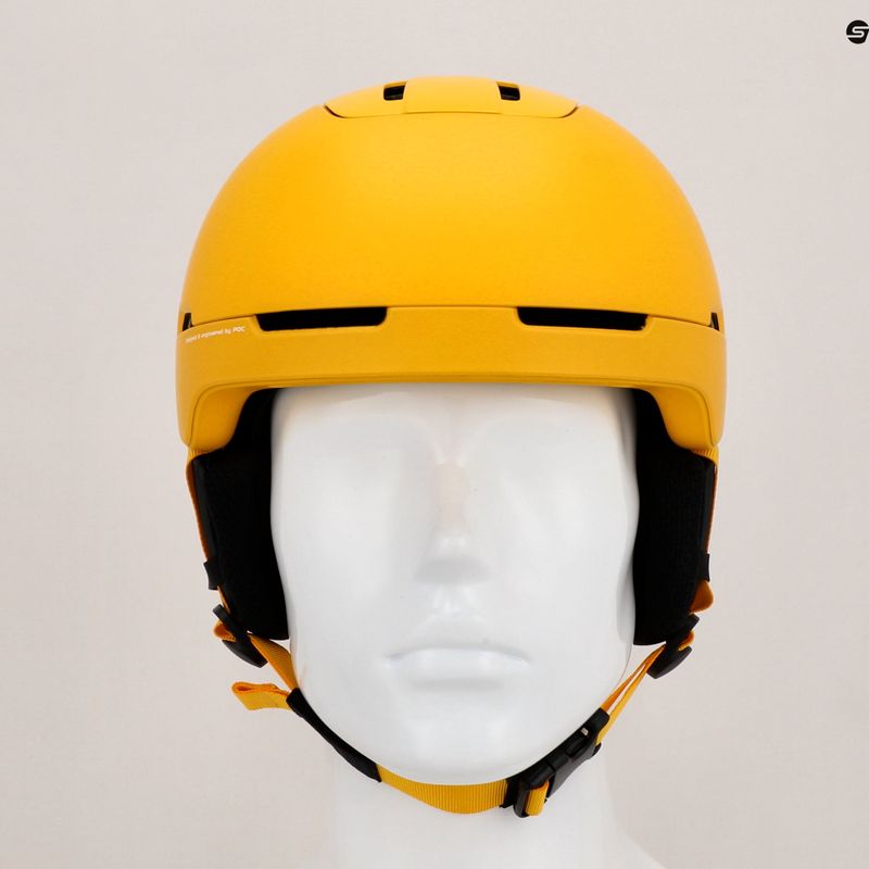 Skihelm POC Obex MIPS sulphite yellow matt 11