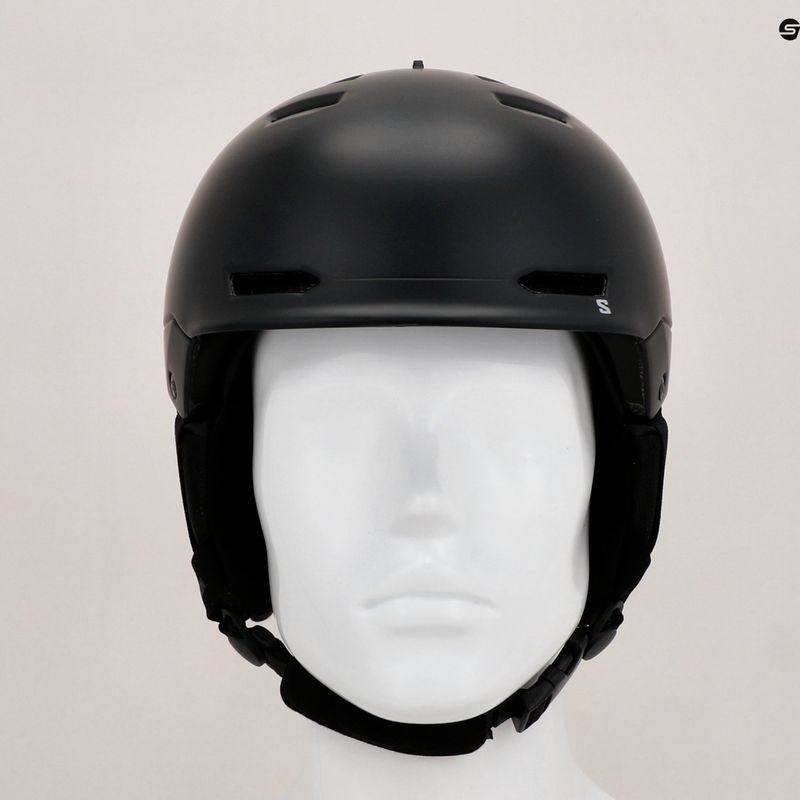 Salomon Skihelm Husk schwarz 7