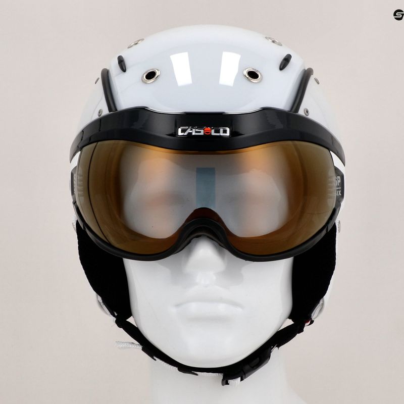 CASCO Skihelm SP-6 Visorb Weiß 07.2578 8