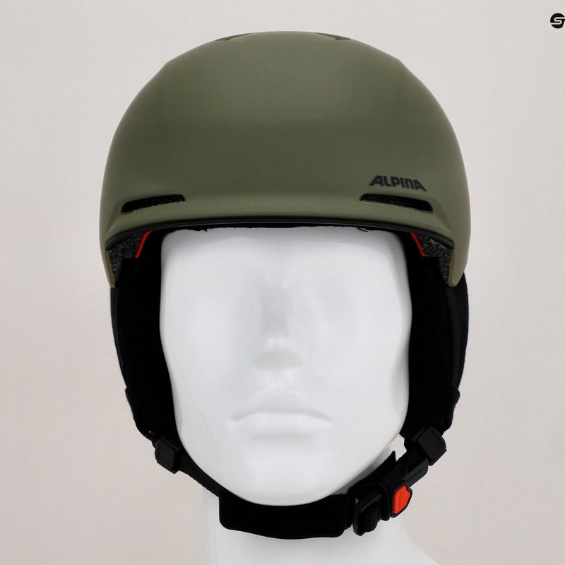 Alpina Brix olive matt Skihelm 11
