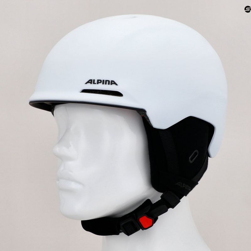 Alpina Brix Skihelm weiß/metallic matt 11