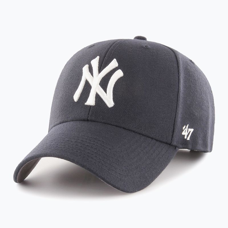 47 Brand MLB New York Yankees MVP Baseballmütze B-MVP17WBV Holz blau