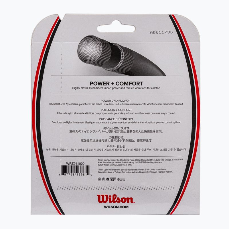 Wilson Sensation 16 Tennissaite 12 2m weiß WRZ941000+ 2