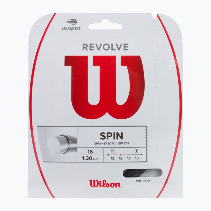 Wilson Revolve 16 Tennissaite 12 2m schwarz WRZ946800+