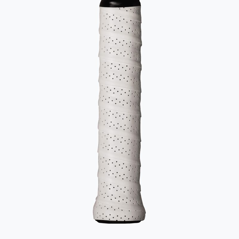 Wilson Pro Overgrip Perforierte Tennisschlägerumschläge 3 Stück weiß WRZ4005WH 2