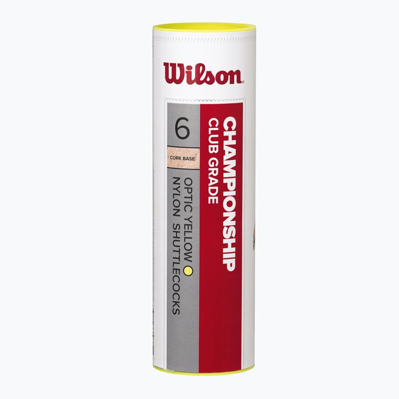 Wilson Championship Federbälle 6 Stk. gelb