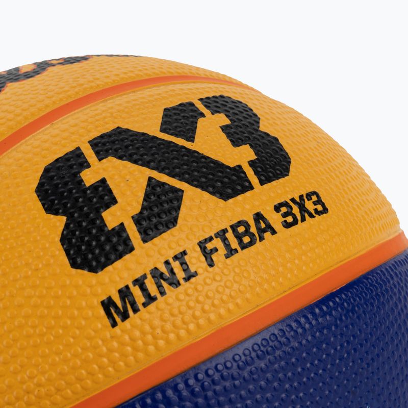 Wilson Fiba 3X3 Mini Rubber Basketball WTB1733XB Größe 3