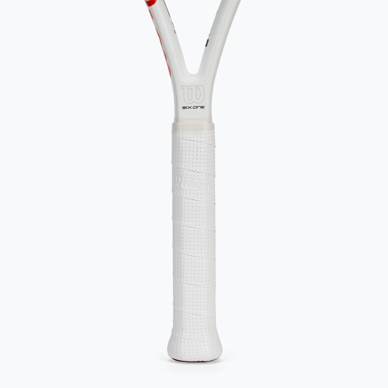 Wilson Six.One Lite 102 CVR Tennisschläger rot und weiß WRT73660U 4
